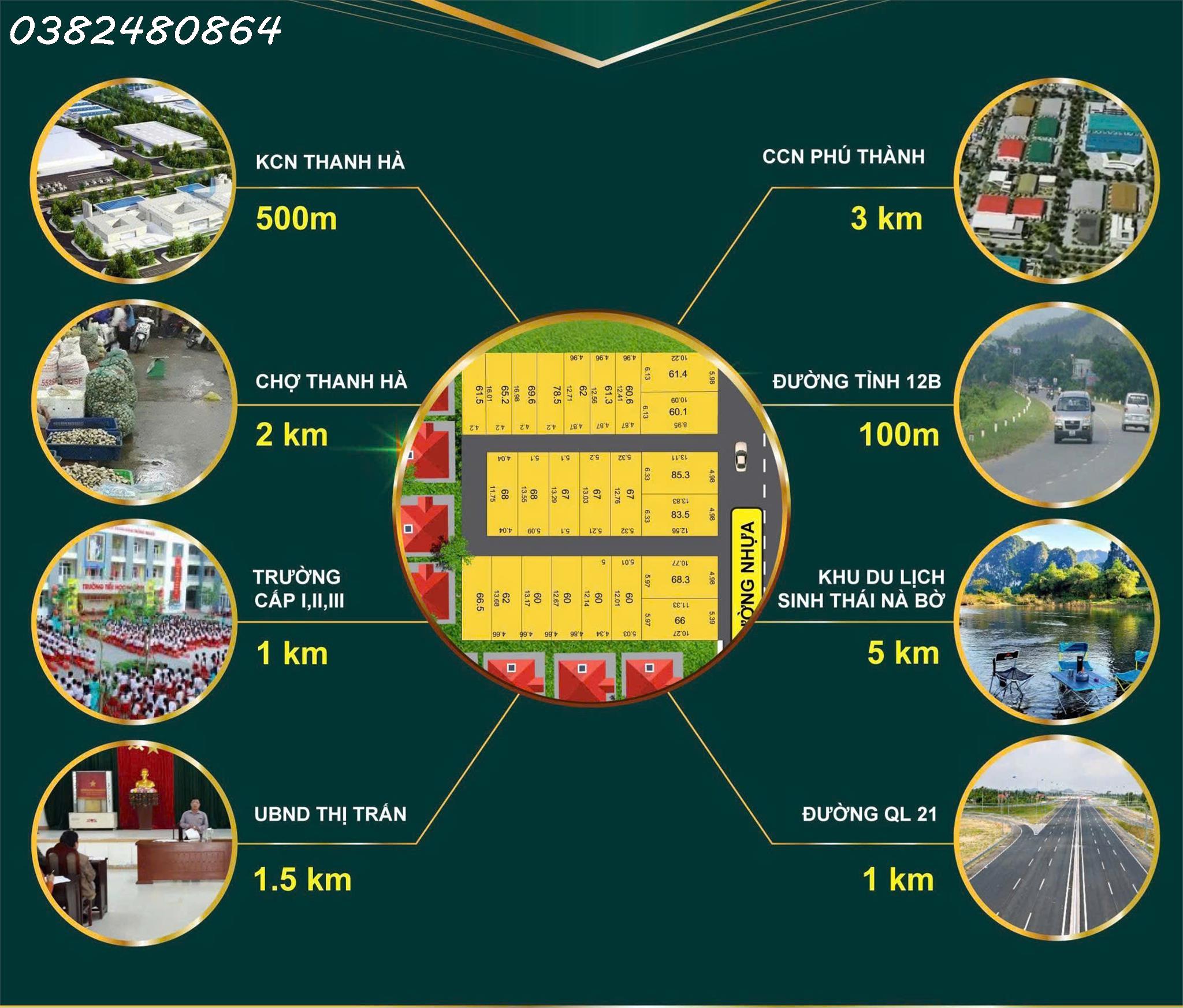  Đất thị trấn Ba Hàng Đồi- giáp khu công nghiệp Thanh Hà 