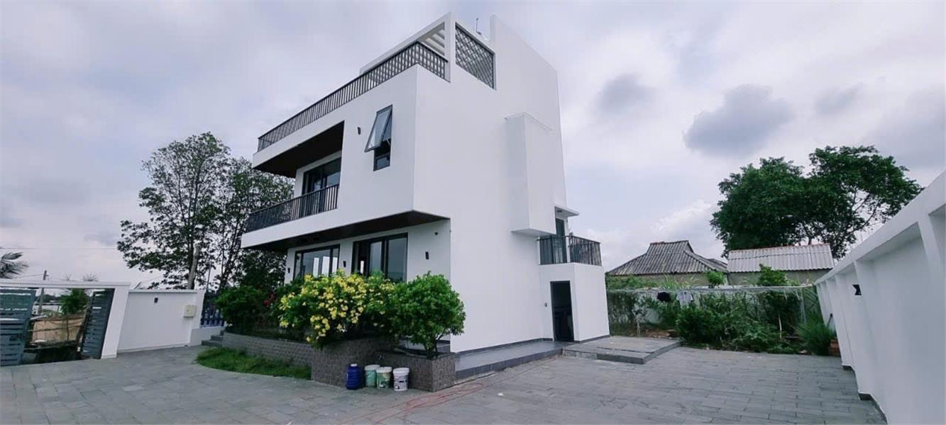  BTSV DT 640M2 NHÀ ĐẸP 3T TẶNG NT TIỀM NĂNG PT CAO KHI CẦU CẦN GIỜ KC 