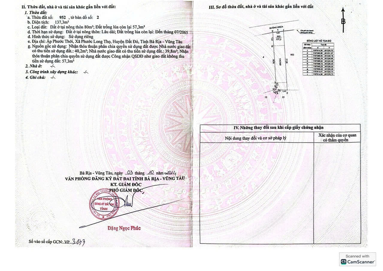  520tr có ngay 137m2 đất mặt tiền đường nhựa sổ sẵn sang tên trong ngày 