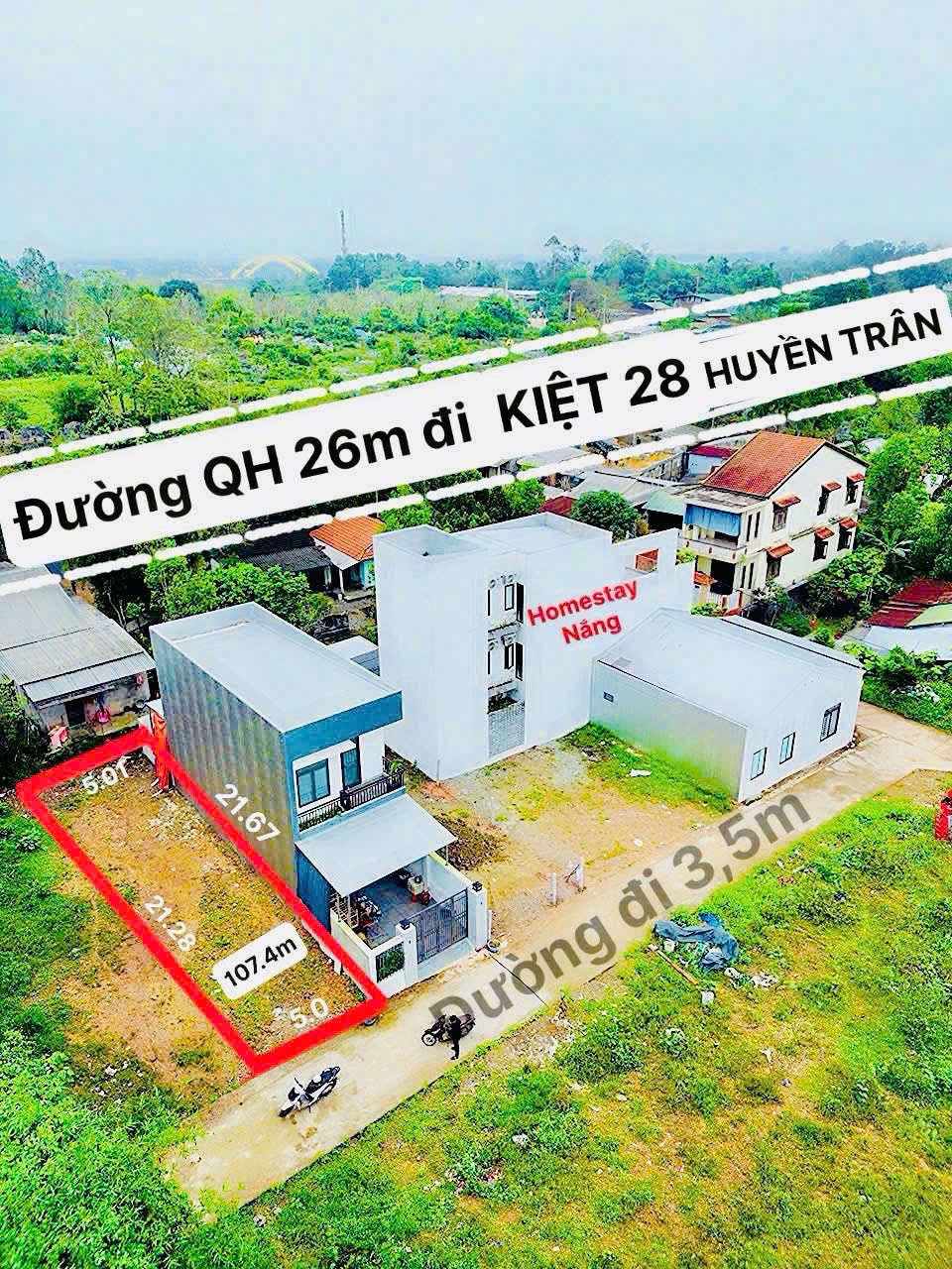  ???? Cần bán lô đất đẹp kiệt xe hơi Huyền Trân Công Chúa - TP Huế 