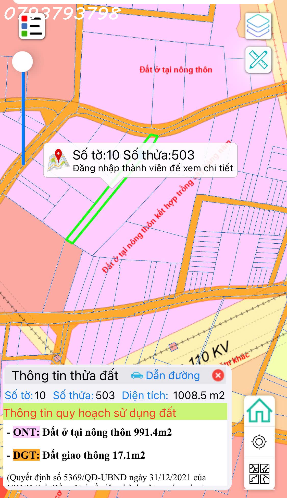  Bay nhanh lô đất Bình Minh 1000m²  tặng căn nhà C4 liên hệ Tài 0921227788 
