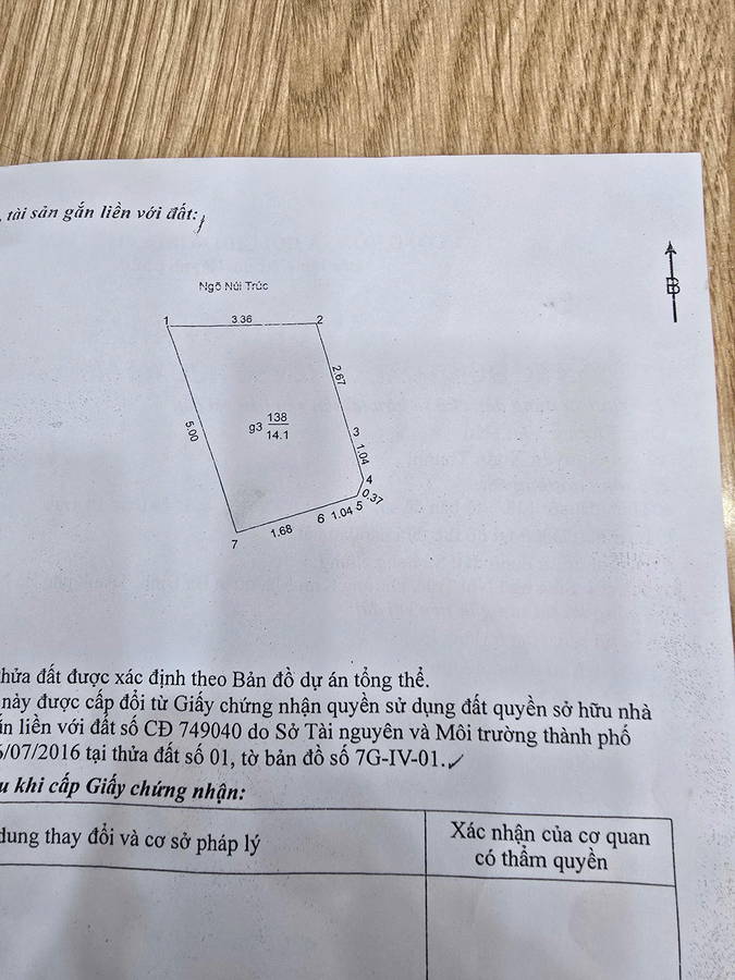  Bán Nhà mặt Phố Núi TRúc, Ba Đình, giá chỉ 7.3 tỷ 
