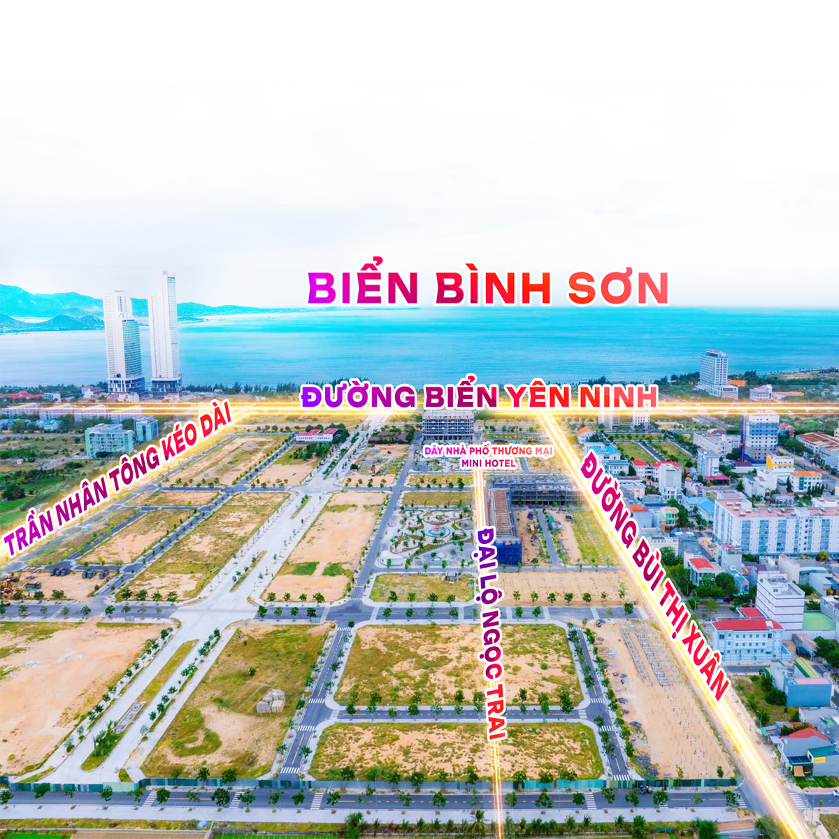  KĐT biển Bình Sơn Ninh Thuận giỏ hàng đợt 1 Shophouse 5 tầng 350m2 sổ hồng lâu dài 