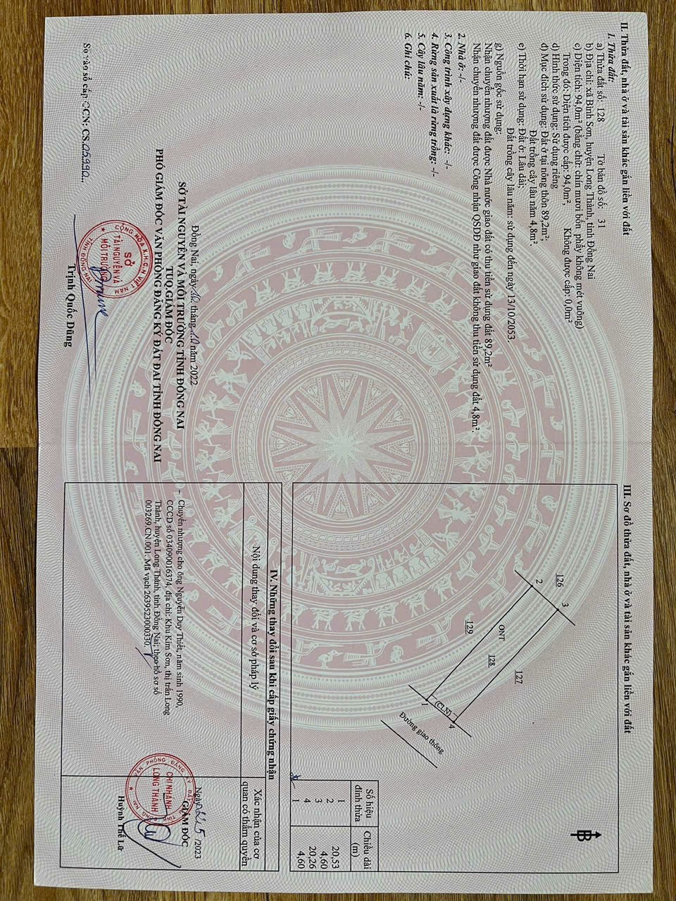  BÁN ĐẤT SÂN BAY LONG THÀNH FULL THỔ GIÁ RẺ 