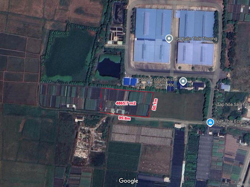  Rẻ! Đất 2.9tr/m² 0.5Ha – Xuân Thới Thượng 2 HM 