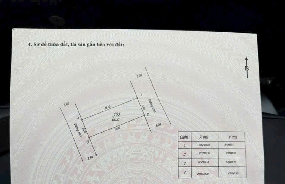  Bán gấp 
 Hàng mới cụm 3 lô Trường Yên 
- Diện tích: 80m / lô
- Đường Ô TÔ tải vào tận đất, 
