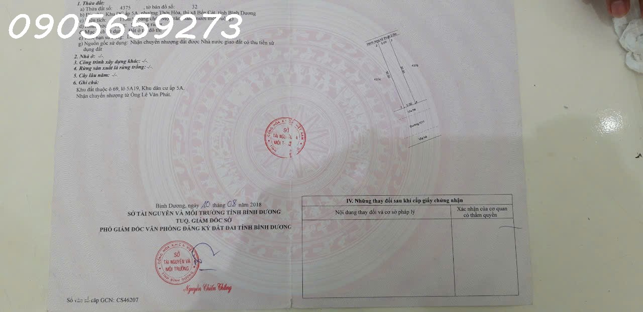  ???? BÁN GẤP ĐẤT + NHÀ MỸ PHƯỚC 3 – CHO CON DU HỌC ???? 