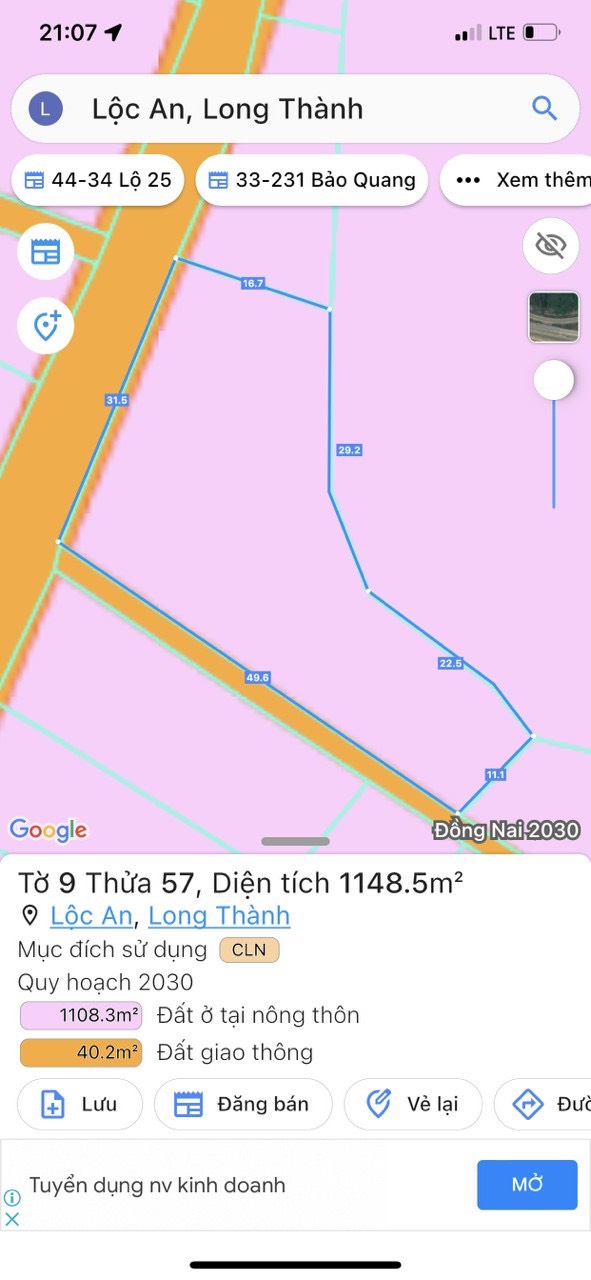  Đẹp quá... đất Lộc An sân bay Long Thành. Nơi kinh doanh thịnh vượng, an cư hạnh phúc. 