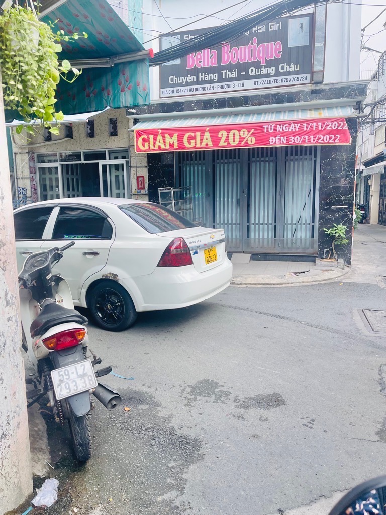  CHỦ KẸT TIỀN CẦN BÁN GẤP HXH ÂU DƯƠNG LÂN[P3Q8] DT: 45M2 (4 X 11) 5T NỞ HẬU, CHỈ 6.3 TỶ 