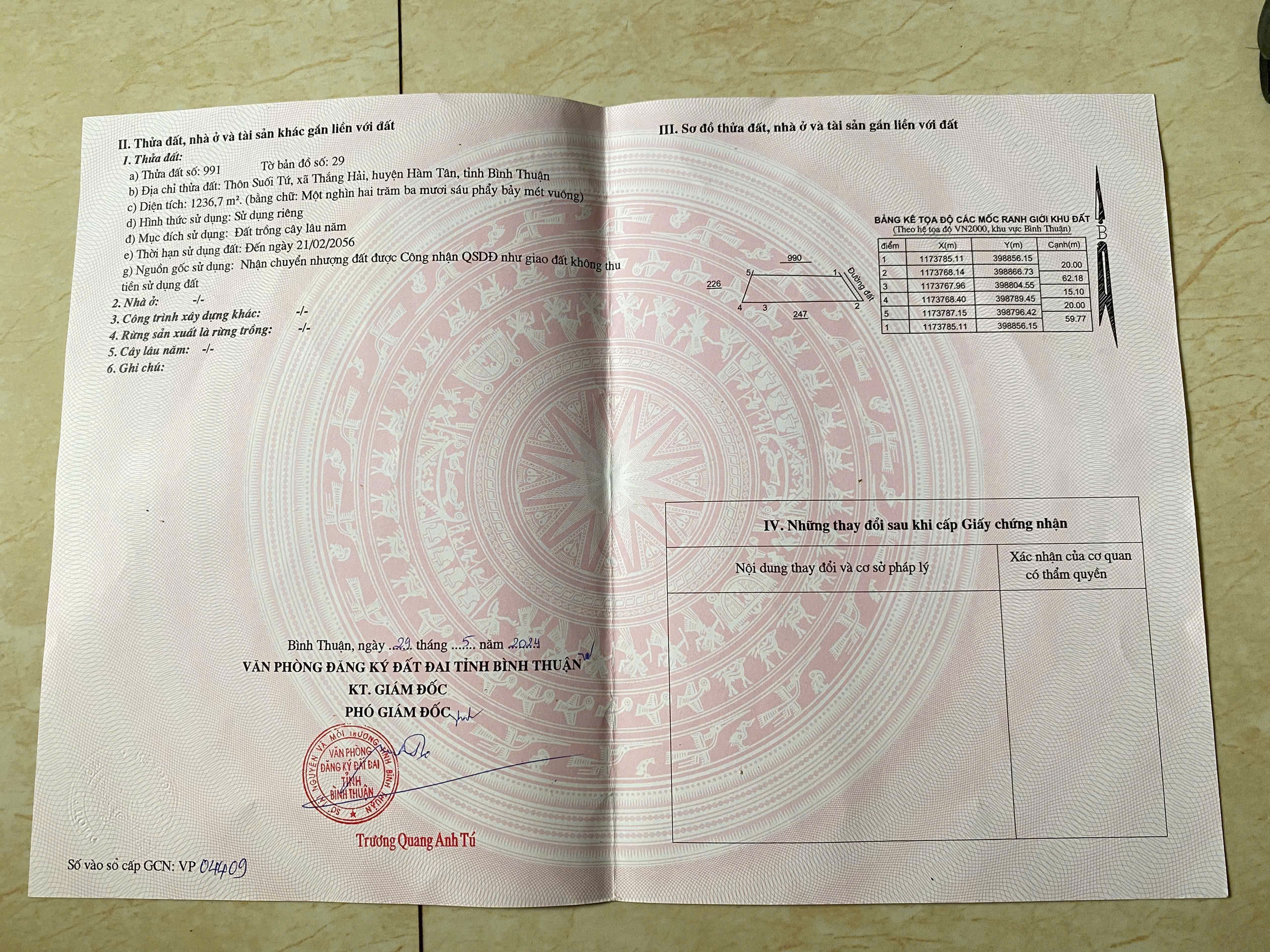  Đất Đẹp Thắng Hải – 1236m² Giá Chỉ 1,2 Tỷ – Đầu Tư Sinh Lời Cao 