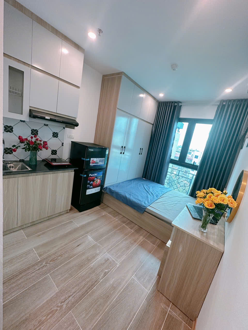  (Rất Hiếm) Căn hộ Studio cao cấp mới khai trương tại phố Văn Trì - Cầu Diễn - Giá mềm nhất khu vực 