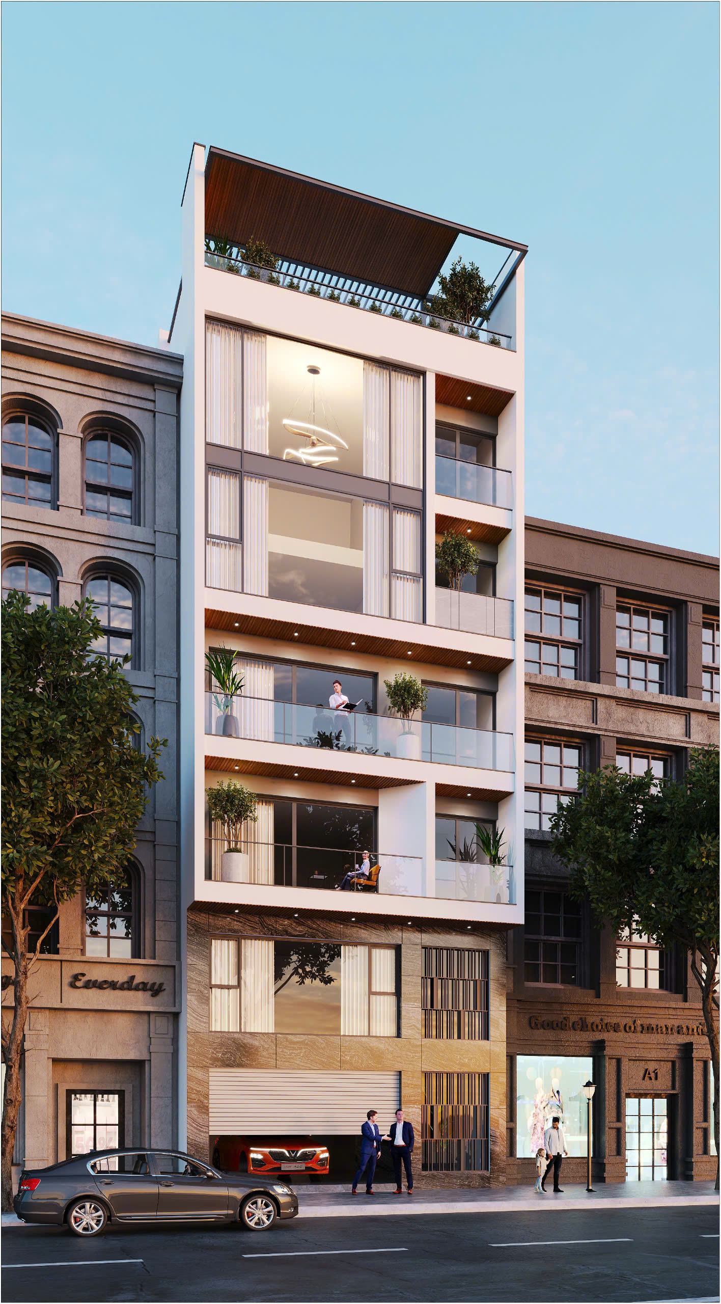  Bồ đề, duy nhất 8 tầng thang máy,72m2, mặt tiền gần 9 m, gara 3 ô tô, giá sinh viên 21.8 tỷ 