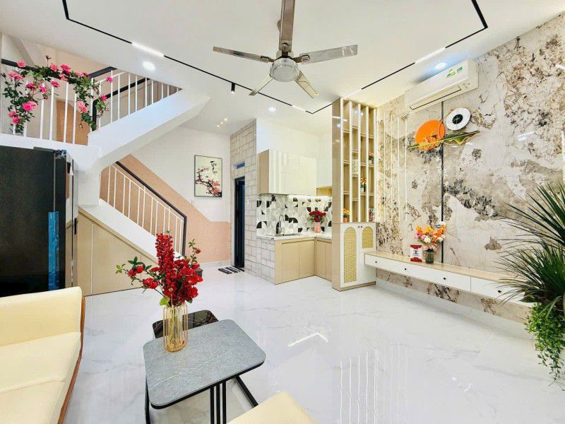  MINI HOUSE SAU CĂN MẶT TIỀN HẺM XE TẢI QUANG TRUNG - GẦN NHÀ THỜ HẠNH THÔNG TÂY - 3 TẦNG - GIÁ CHỈ 3.95 TỶ 