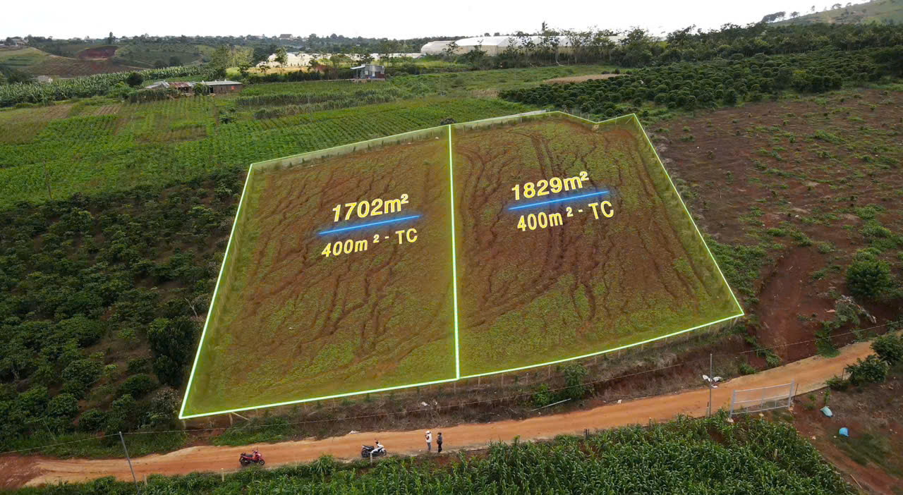  BÁN 2 LÔ ĐẤT ĐẸP GIÁ RẺ MÊ LINH CÁCH ĐÀ LẠT 20KM 