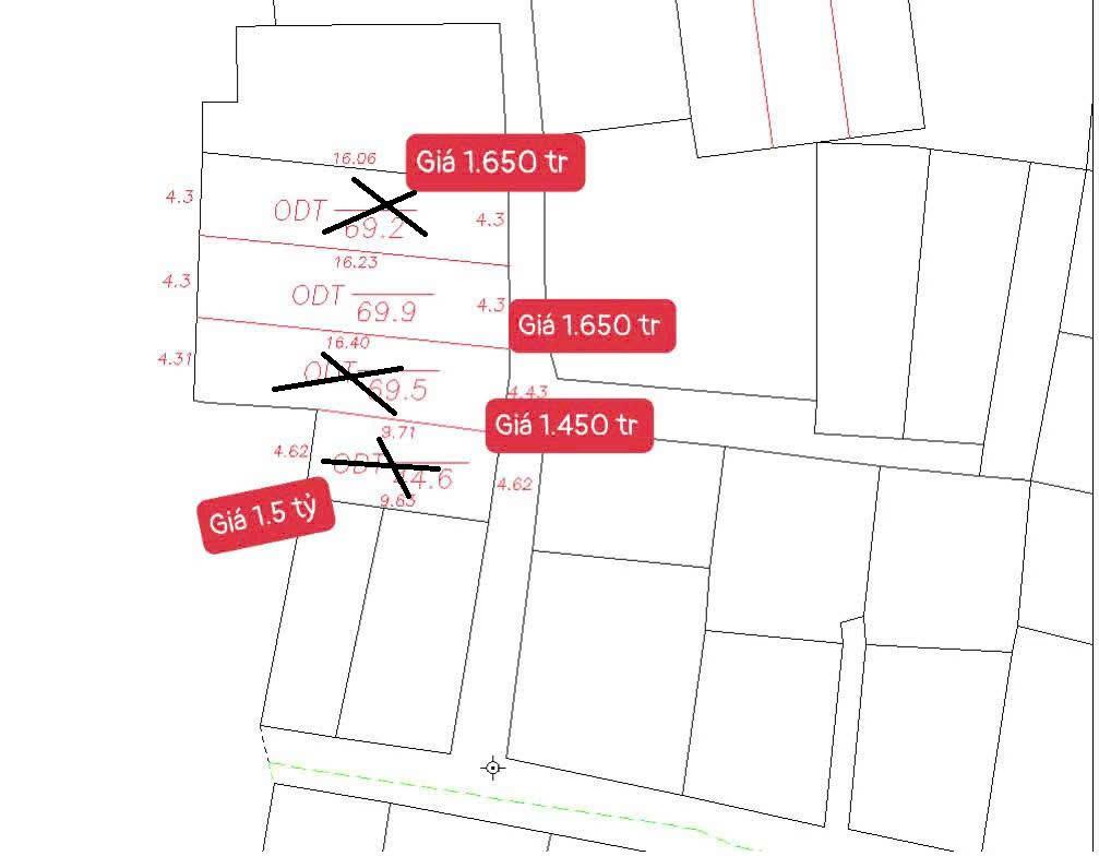  ???? em thừa 1 lô số 2 – giá cực mềm chỉ 1,65 tỷ ???? 