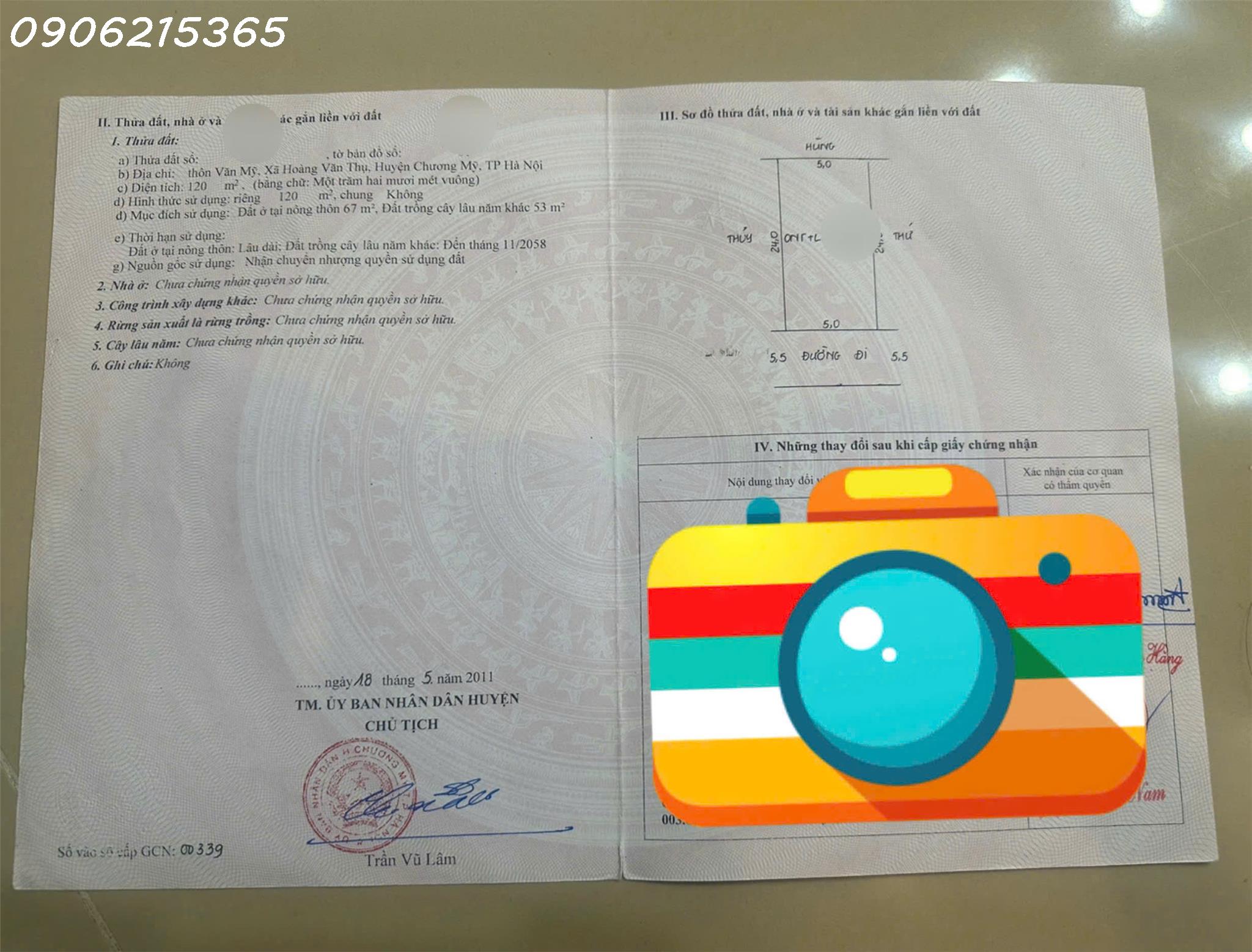  CC gửi bán 120m2 khu tái định cư Hoàng Văn Thụ, 1.x tỷ, ô tô vào 