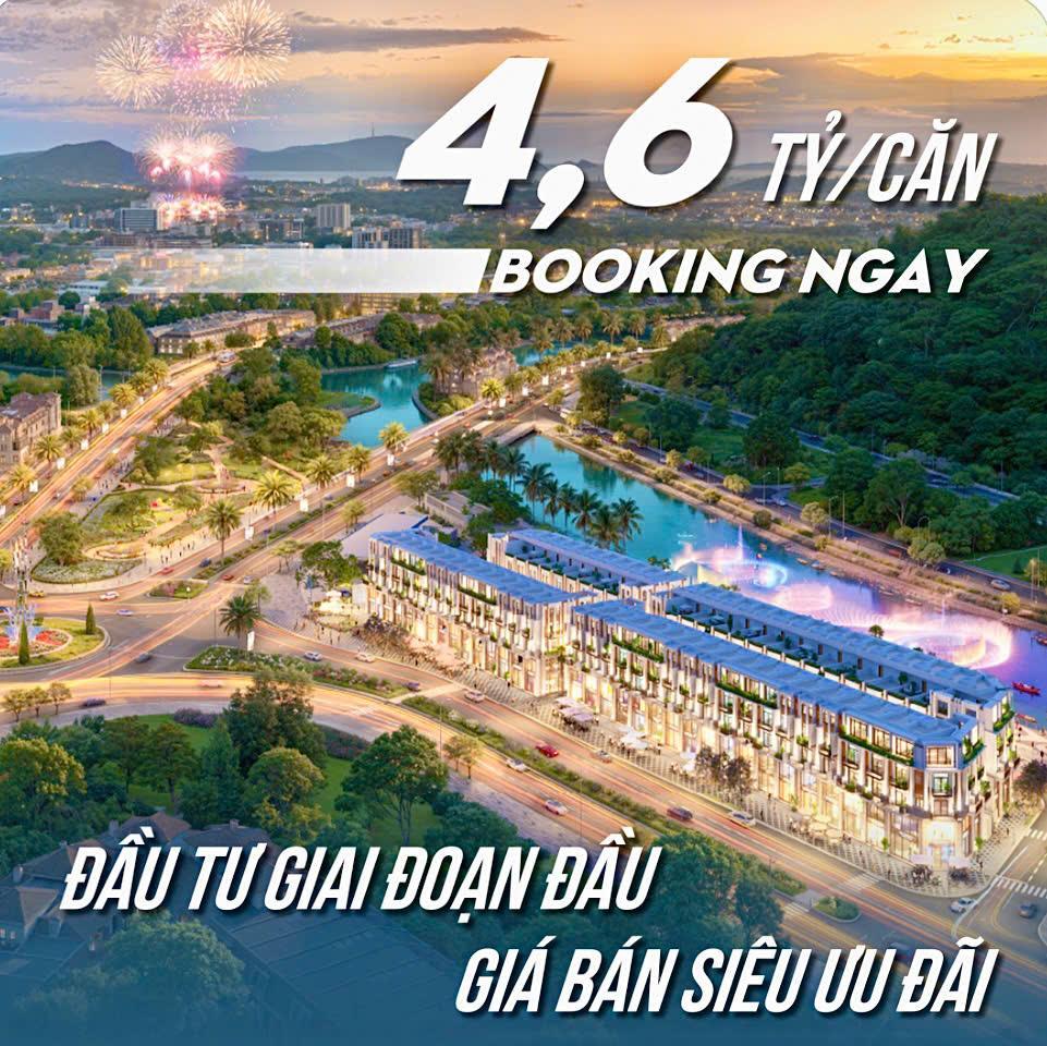  Nhà Phố Biển Quy Nhơn chỉ với 4,6 Tỷ/căn, sẵn sổ 