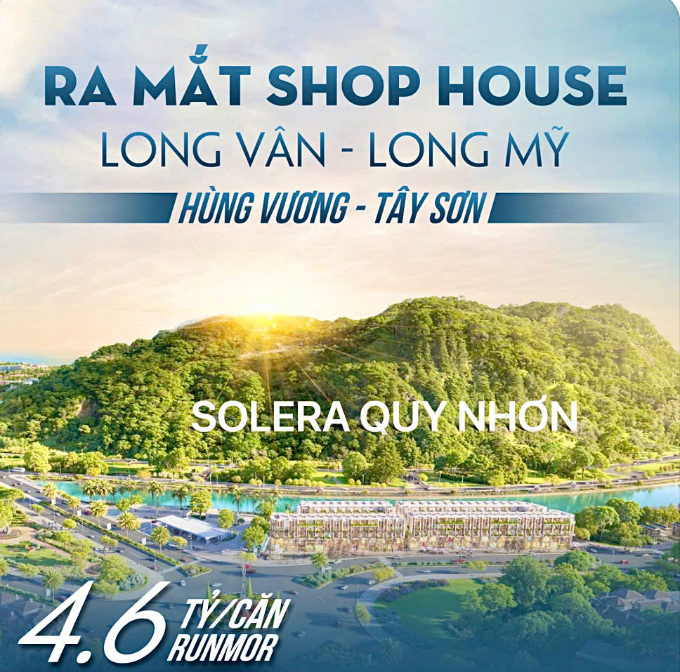  Sở hữu nhà phố Quy Nhơn chỉ với 4,6 Tỷ/căn sẵn sổ hồng 