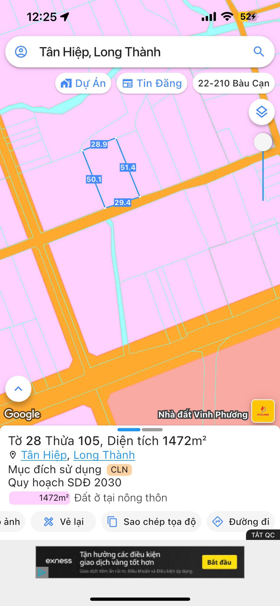  ???? CƠ HỘI SỞ HỮU LÔ ĐẤT 1.472M² TẠI TÂN HIỆP – LONG THÀNH ???? 