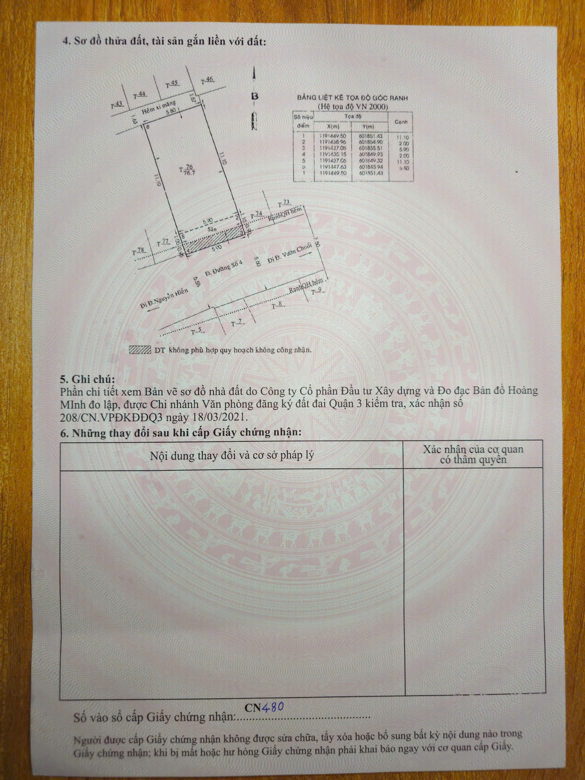  Bán Nhà Mặt Tiền Đường Số 4, Cư Xá Đô Thành, P.4, Q.3 - 5.9x13.5m - 25 Tỷ 