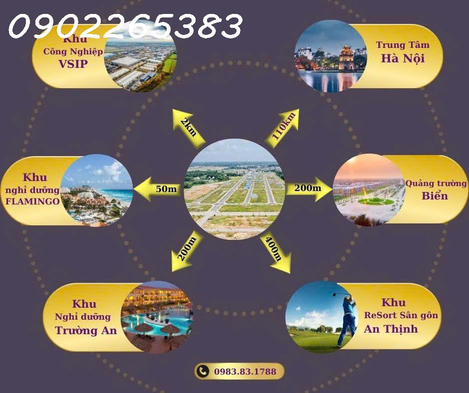  Chính chủ bán 92m2 đất tại Quất Lâm Giao Phong sát biển ô tô tránh 