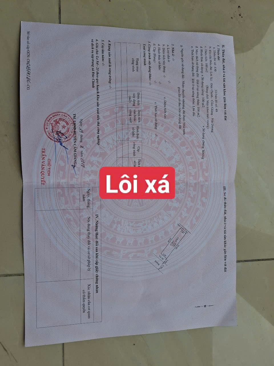  Bán đất giãn dân Lôi xá Đức Chính siêu đẹp giá đầu tư 