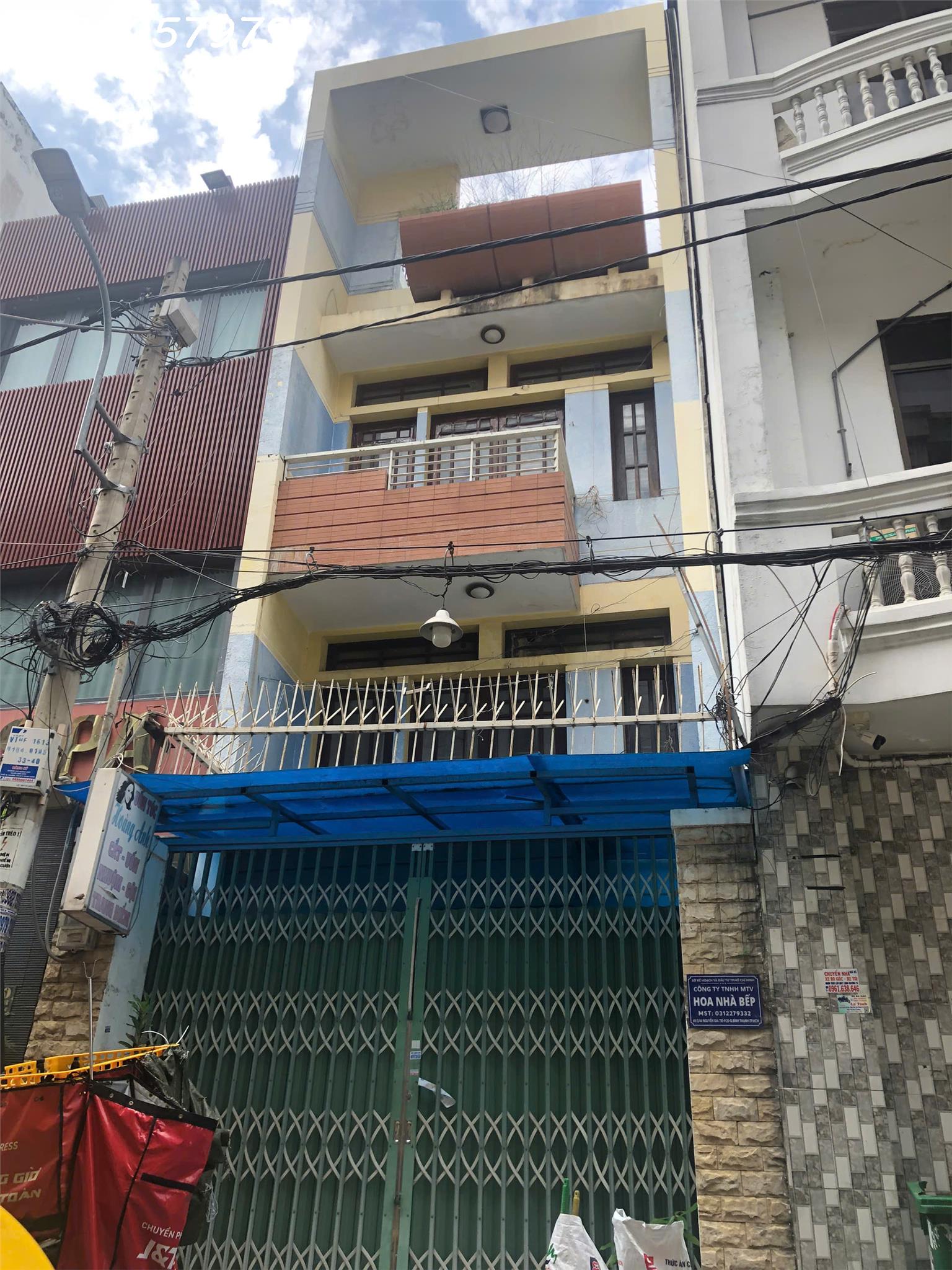  CHÍNH CHỦ BÁN NHÀ HẺM XE TĂNG – NGUYỄN GIA TRÍ, P.25, BÌNH THẠNH 4x20, 4 TẦNG GIÁ 14TỶ 