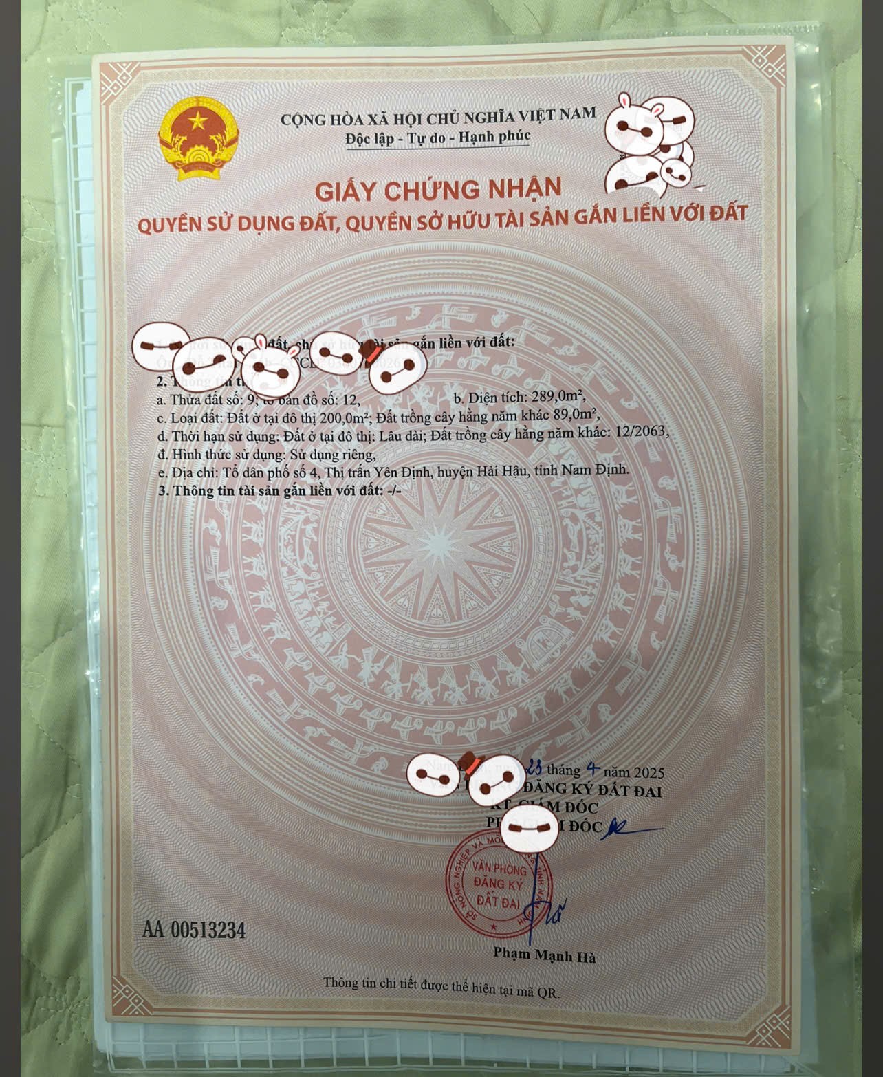 Chính Chủ Cần Bán Nhà Hải Hậu Nam Định Giá 9.8 Tỷ 