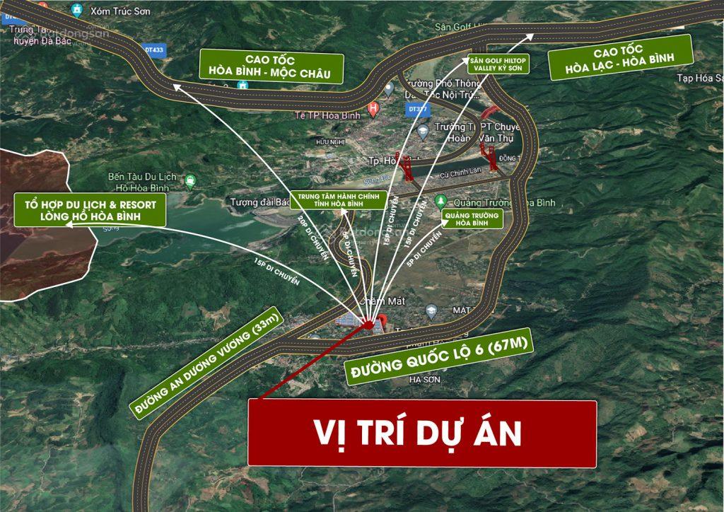  Quỹ đất nền giá đầu tư đợt 1 TP Hòa Bình. Cơ hôi x2 x3 tài sản. 