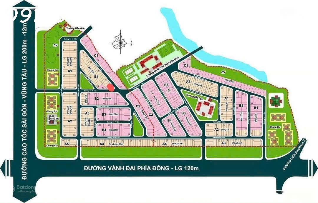  BÁN LÔ ĐẤT ĐẸP ĐỐI DIỆN CÔNG VIÊN KDC KHANG AN Q9 