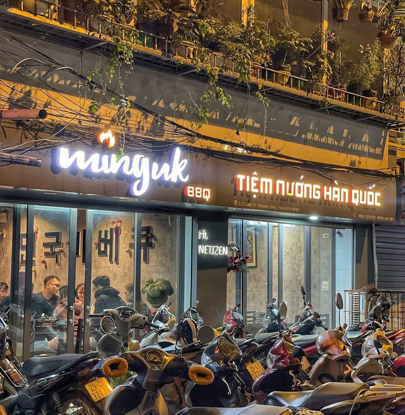  Sang nhượng quán nướng khu Tập thể Thành Công, Ba Đình, Hà Nội. 
