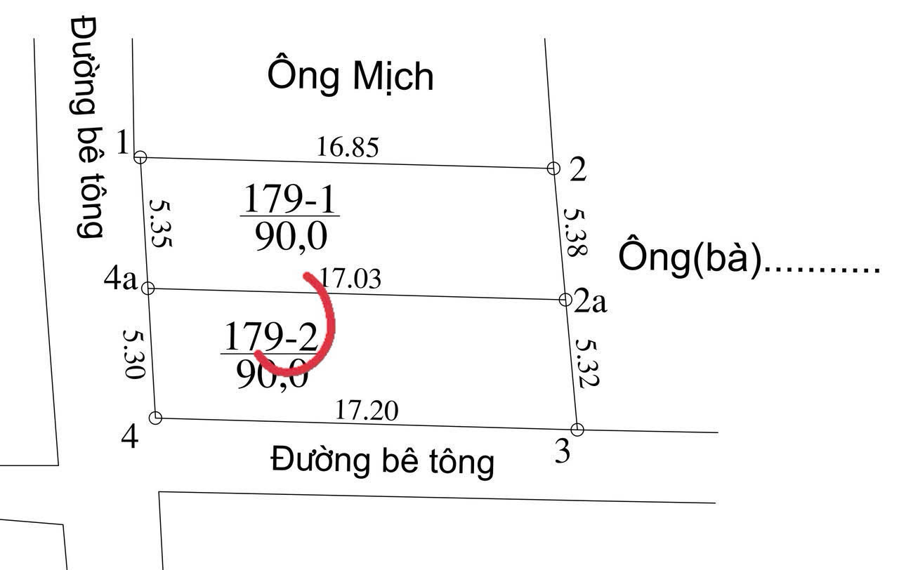  CHÍNH CHỦ BÁN 2 LÔ ĐẤT 90M² SIÊU ĐẸP – GIÁ CHỈ 3XTR/M, ĐƯỜNG THÔNG TỨ TUNG, OTO CHẠY VÈO VÈO, 