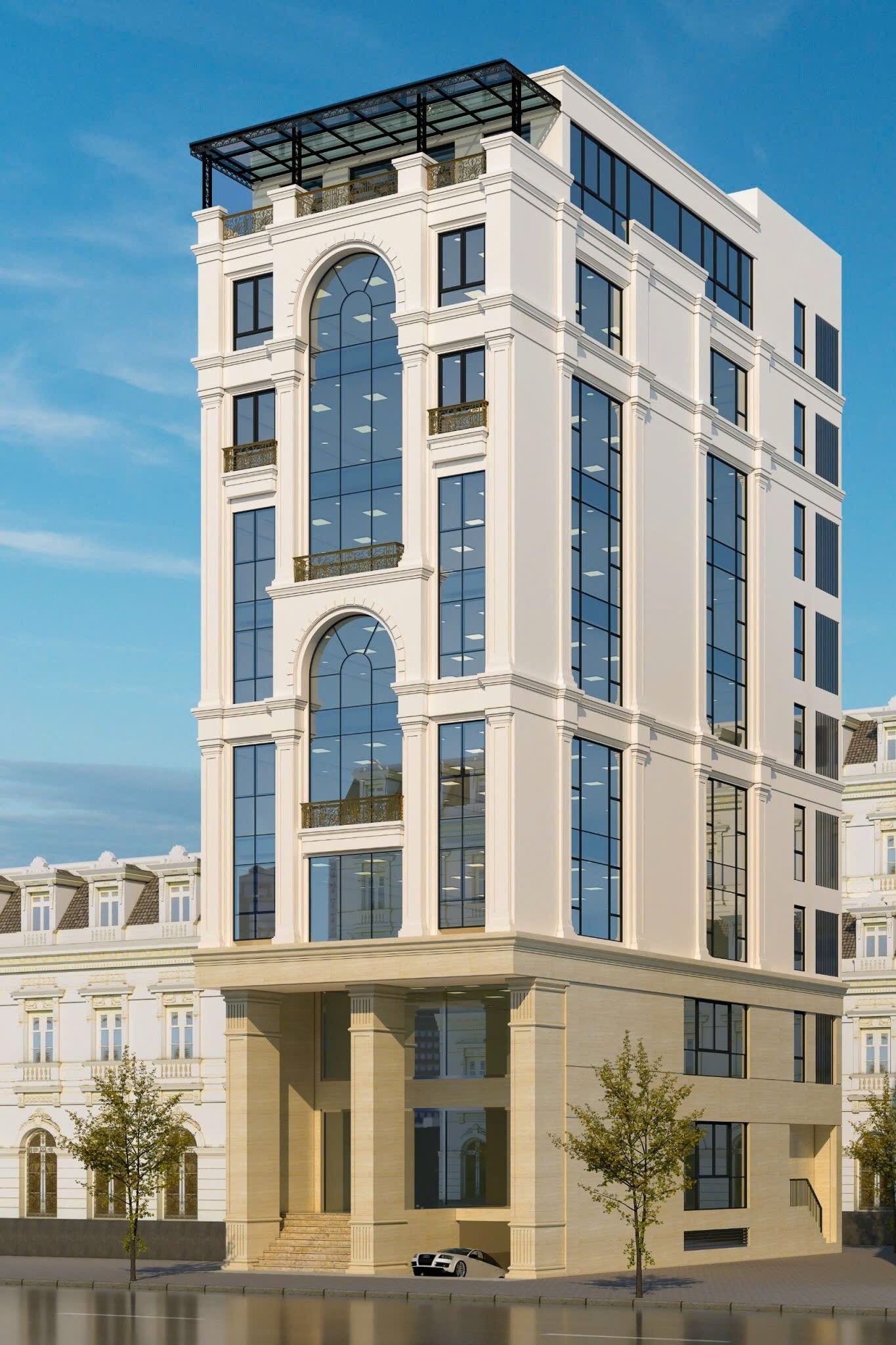  Bán Tòa Building Mặt Phố Hàng Chuối 225m/ 9T Thang máy, Mặt tiền 10.5m 290 Tỷ 