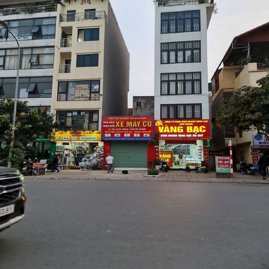  Bán nhà 4 tầng đang cho thuê tại Trâu Quỳ, Gia Lâm, Hà Nội. 60m2 5m x 12m. Lh 0989894845 