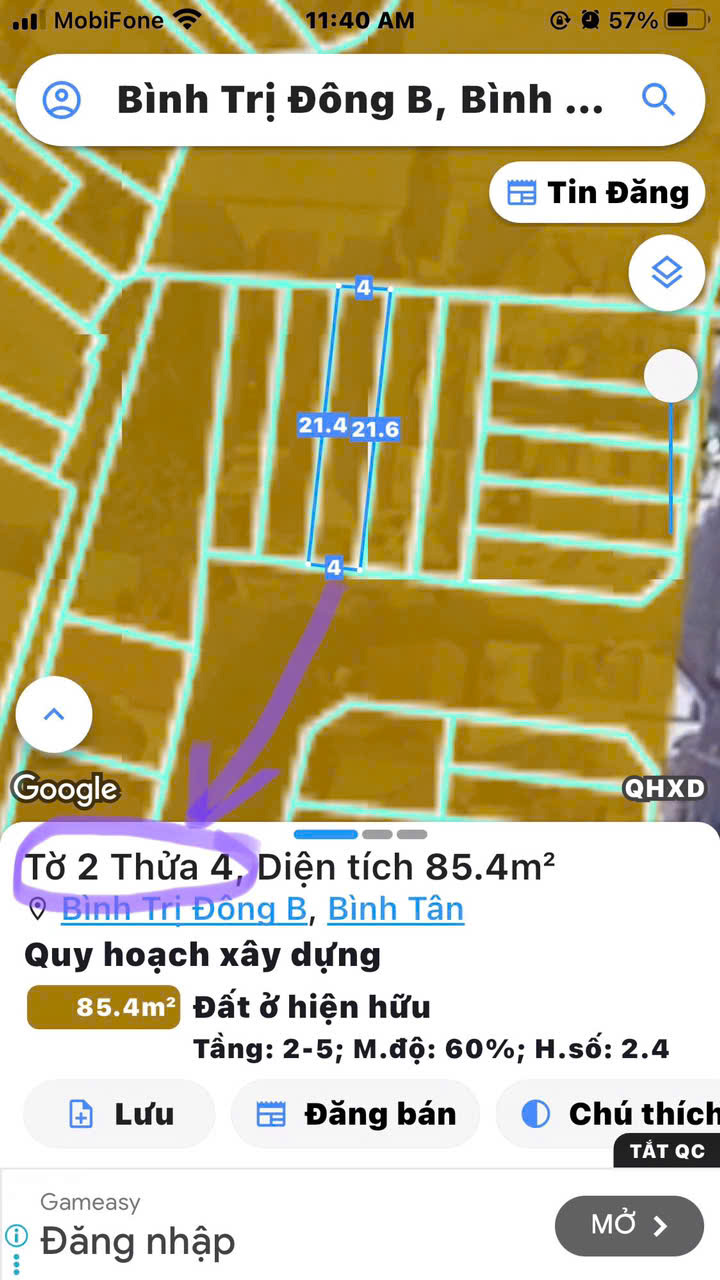  BÁN ĐẤT LÔ GÓC 2 MẶT TIỀN – KHU TÊN LỬA, AN LẠC, BÌNH TÂN – 100% THỔ CƯ 