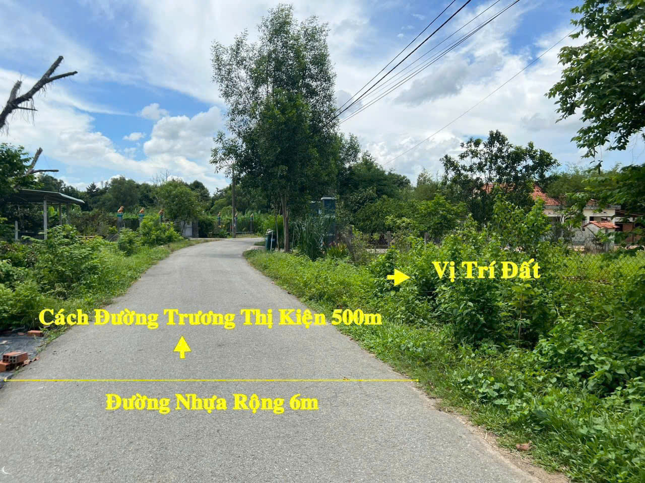  NHANH TAY SỞ HỮU NGAY LÔ ĐẤT ĐẸP Diện Tích 700 m2 Sẵn 40m Thổ Cư Tại Xã Thái Mỹ- H. Củ Chi- TPHCM 