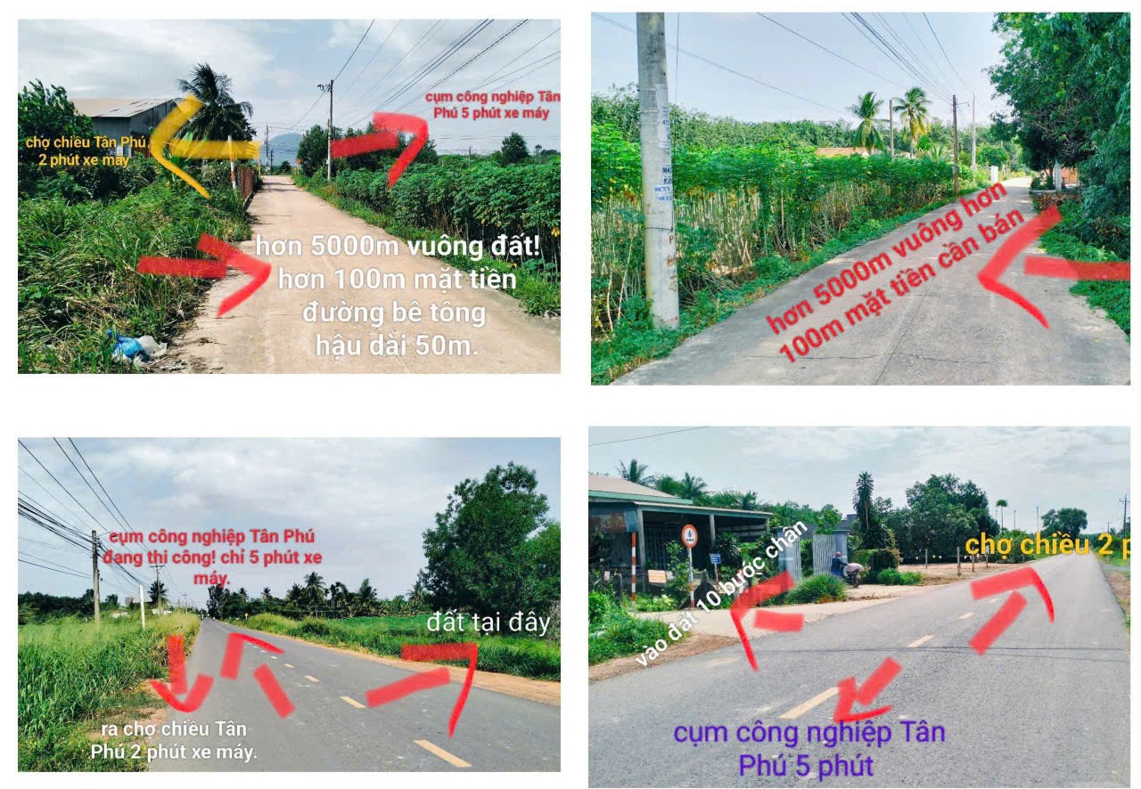  ĐẤT VỊ TRÍ ĐẸP – GIÁ TỐT - Chính Chủ Cần Bán Đất Tại Chợ Chiều, Tân Phú, Tân Châu, Tây Ninh 