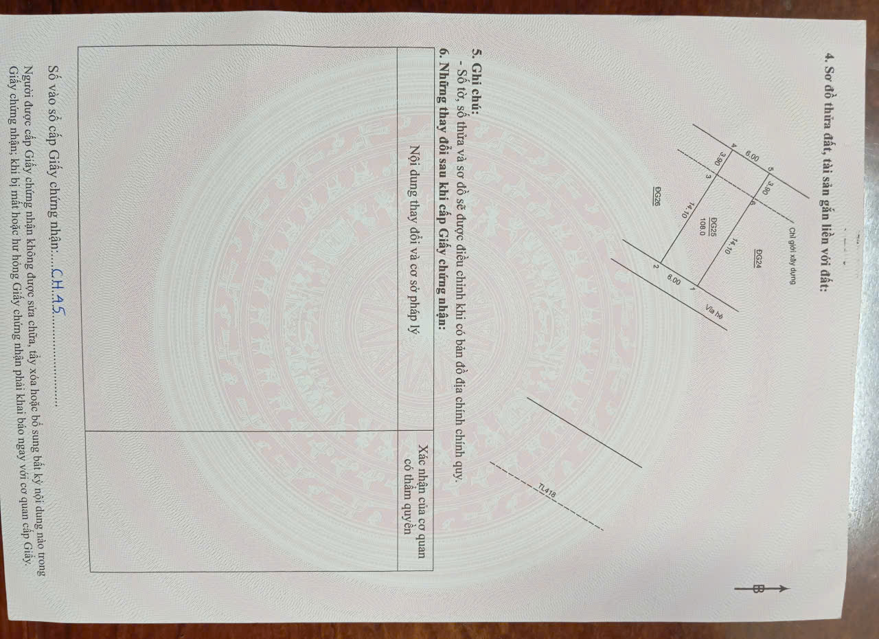  ????Lô đất đẹp “như mơ” – đấu giá Dộc Tranh mặt TL418! 