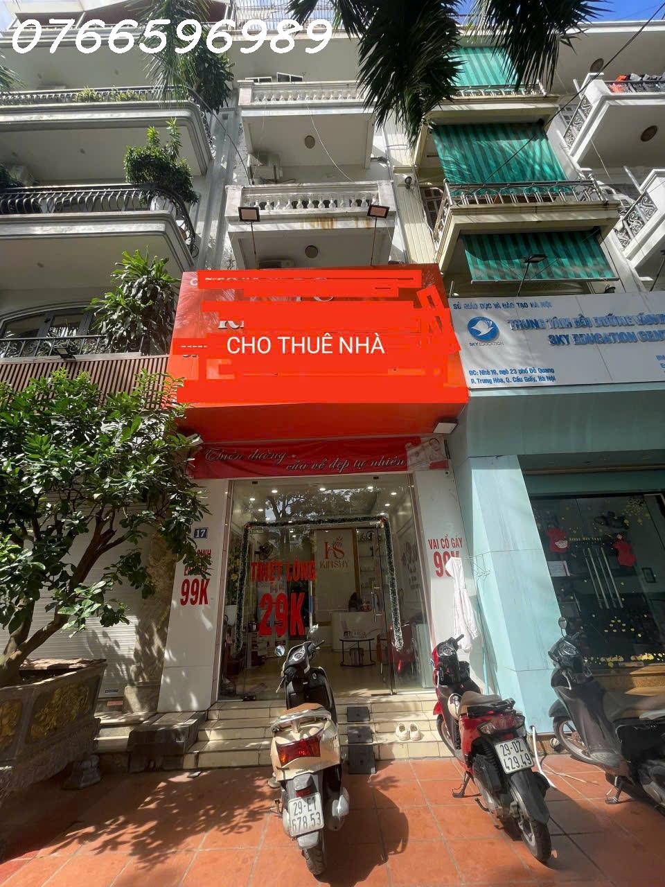  CHO THUÊ NHÀ TẠI CẦU GIẤY, HÀ NỘI - Địa chỉ:  số 17 ngõ 23 Đỗ Quang, Trung Hoà, Cầu Giấy, Hà Nội 