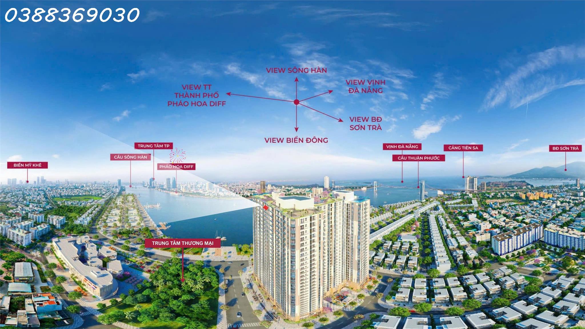  DUY NHẤT 1 CĂN 2PN TẦNG 30 - PENINSULA ĐÀ NĂNG - VIEW TRIỆU ĐÔ KHÔNG GIỚI HẠN! 