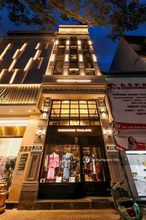  Bán tòa nhà đẹp 220 Trần Hưng Đạo, Q1, 57.4m², 7 lầu, dòng tiền ~5.5%, Giá 43 tỷ 