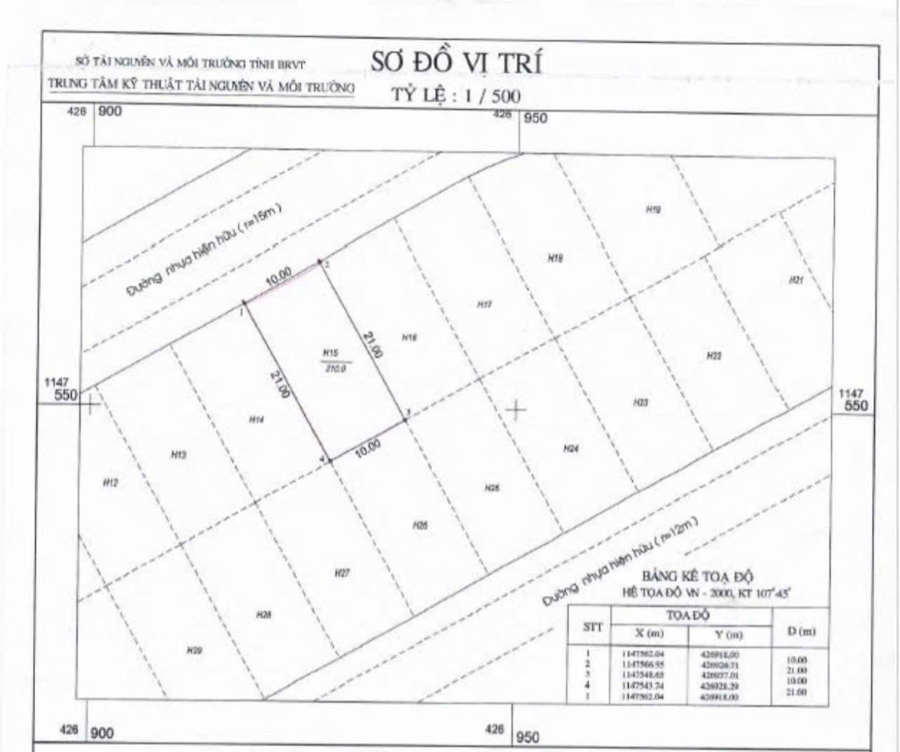  Bán đất BIỆT THỰ khu Decomex Đại An - Phường 9 VUNG TAU 