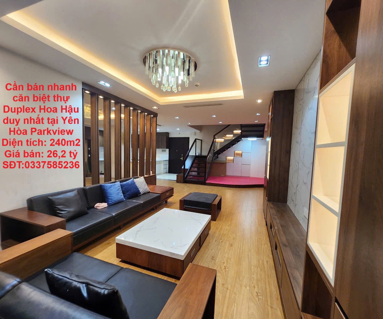  Cần bán nhanh căn biệt thự Duplex Hoa Hậu duy nhất tại Yên Hòa Parkview Biệt thự trên không đẳng cấp 