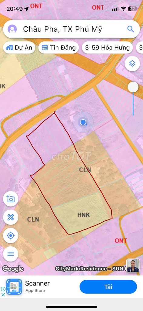  CHÍNH CHỦ BÁN LÔ ĐẤT 9.150m² – XÃ CHÂU PHA, PHÚ MỸ, BÀ RỊA - VŨNG TÀU 