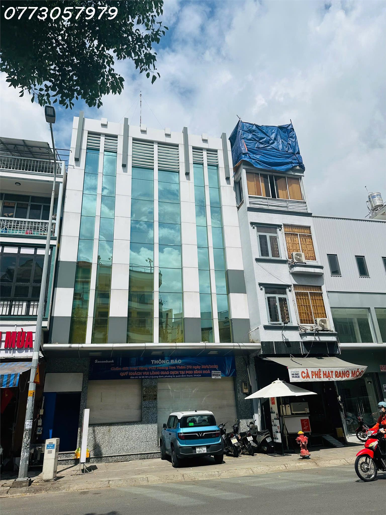  MẶT TIỀN HOÀNG HOA THÁM – P 6, BÌNH THẠNH. 10x25M, 4 TẦNG, GIÁ BÁN 65TỶ TL 