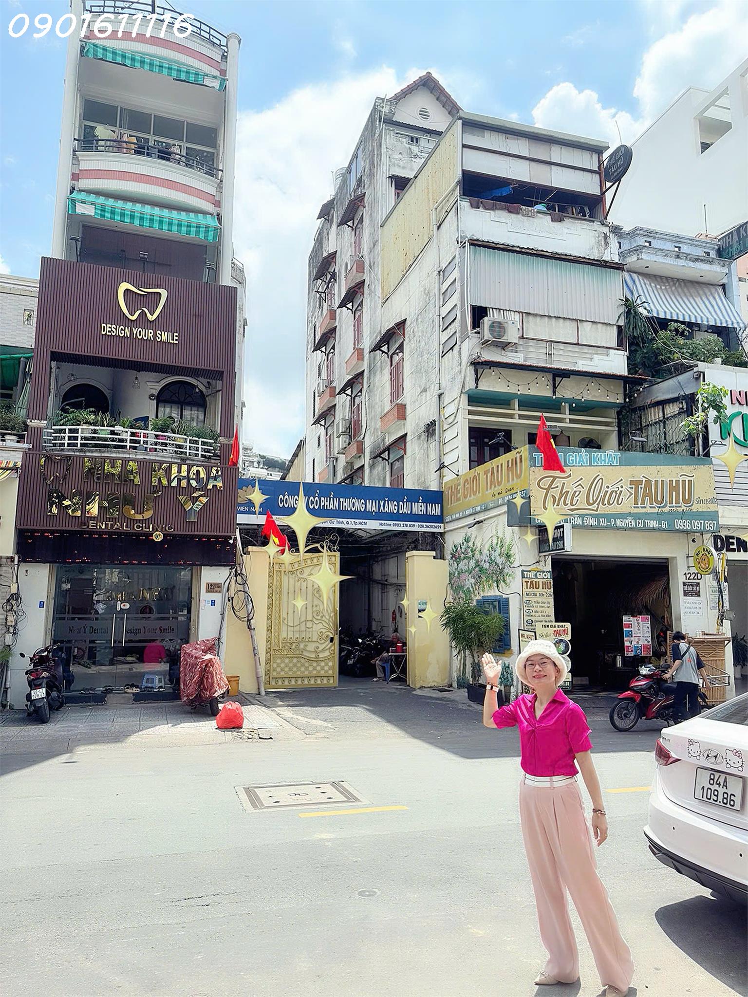  BÁN NHÀ 2 MẶT TIỀN KINH DOANH Đ. TRẦN ĐÌNH XU, Q.1- SẴN DÒNG TIỀN 55TR/TH - GIANG GIANG: 0901611116 