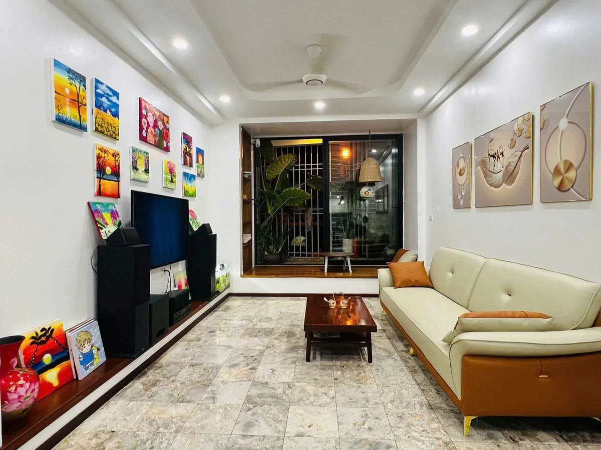  NHÀ MỚI Ô TÔ NGỦ TRONG NHÀ KHU PHÂN LÔ  Phúc Đồng 46m2 X 4 tầng 13.5 tỷ Long Biên. 