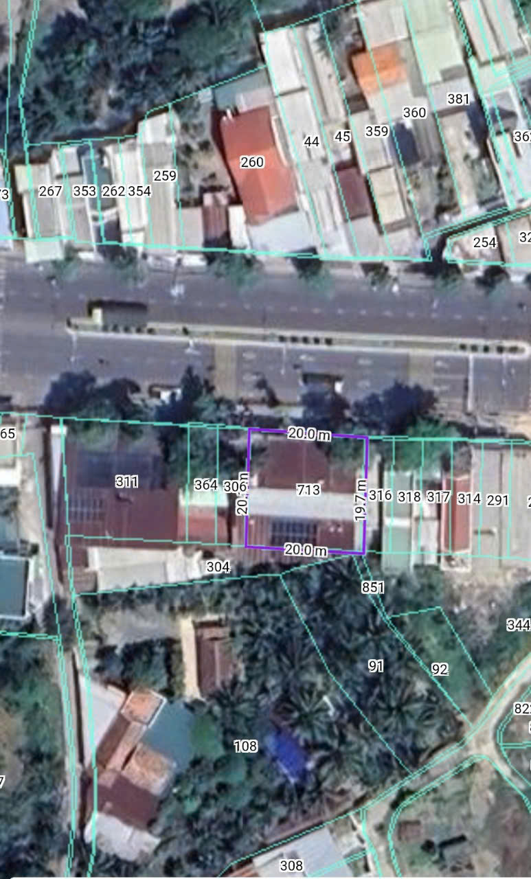  Hàng hiếm mặt tiền 23/10 - Tây Nha Trang
Gần đường D30.Diện tích gần 400m2 Giá : 55tr00/m2 giá tổng 22 tỷ lh e Hải để đi xem đất 