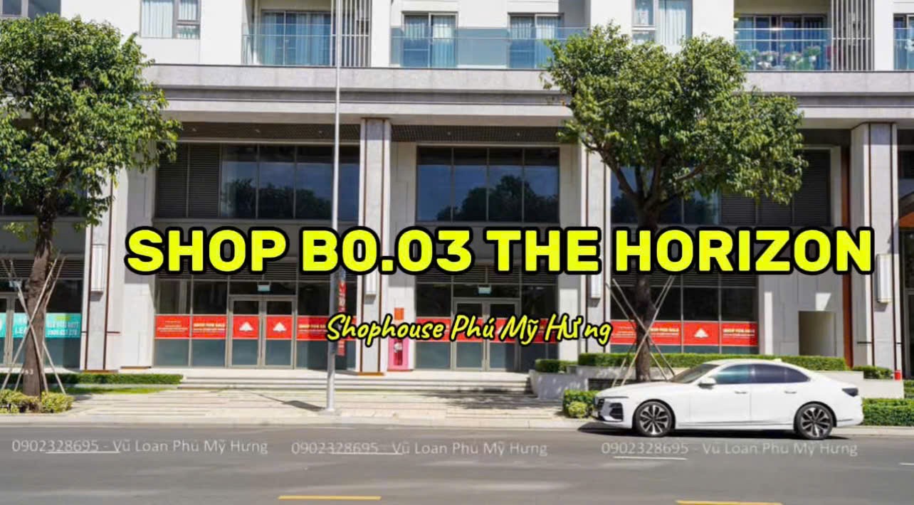 THỰC TẾ BÊN TRONG CĂN SHOP LỚN NHẤT DỰ ÁN THE HORIZON PHÚ MỸ HƯNG 