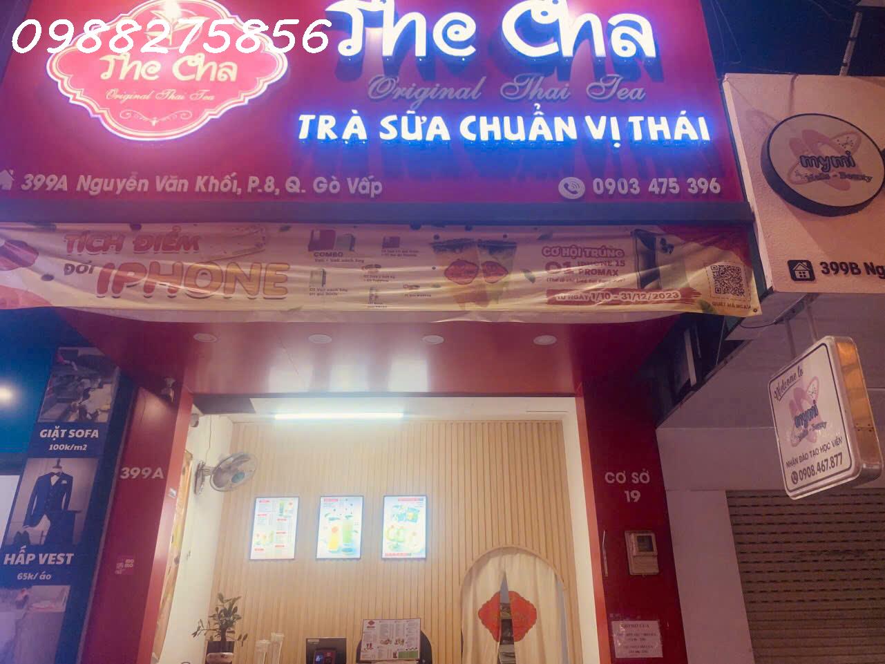  CẦN SANG NHƯỢNG QUÁN TRÀ SỮA TẠI GÒ VẤP, TP. HỒ CHÍ MINH 